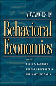 Advances in Behavioral Economics (repost)