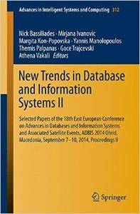 New Trends in Database and Information Systems II (Repost)