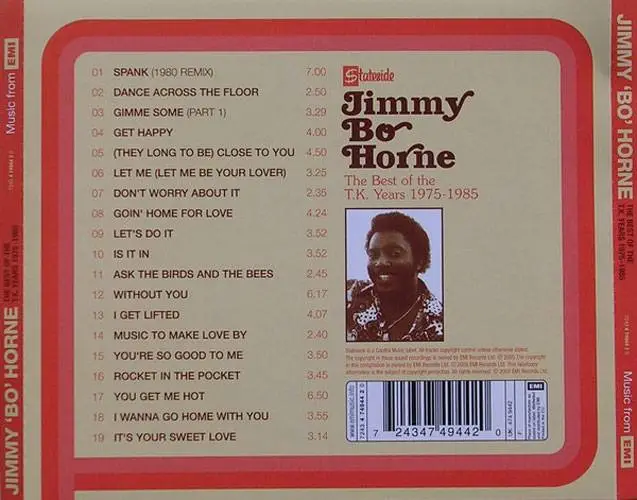 Jimmy "Bo" Horne - The Best Of The T.K. Years 1975-1985 (2005) {Stateside}