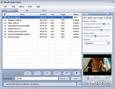 Xilisoft Audio Maker v3.0.49.1231 Portable (Xp/Win7)