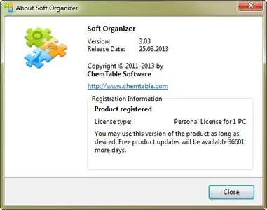 Soft Organizer 3.03