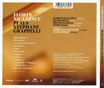 Florin Niculescu - Plays Stephane Grappelli (2010)