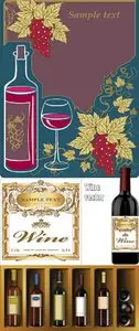 Wine vector