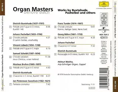 Helmut Walcha - Organ Masters before Bach (2002) {1978 - Deutsche Grammophon - 469 764-2}