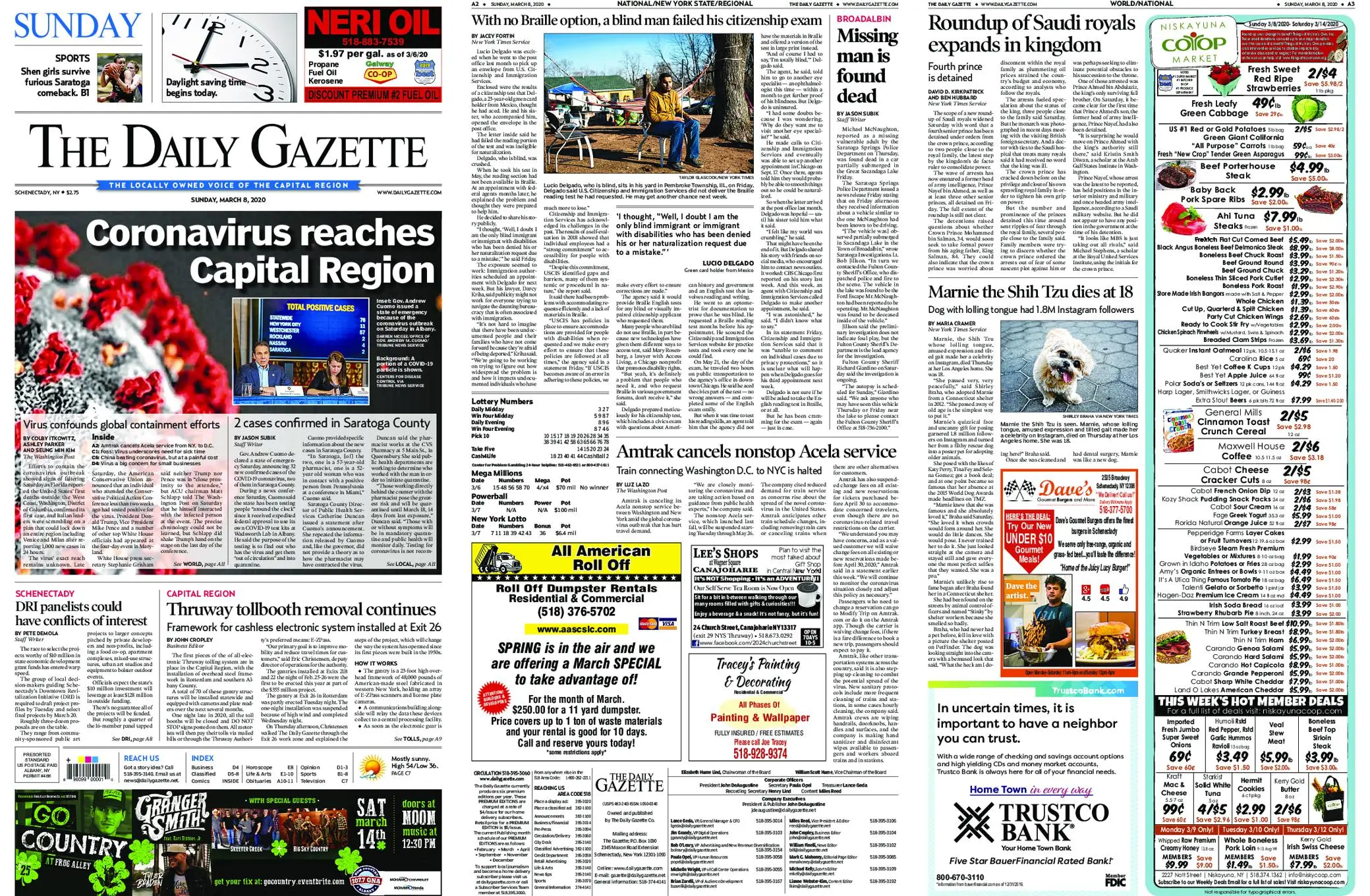 The Daily Gazette – March 08, 2020 / AvaxHome