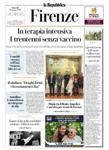 la Repubblica Firenze - 12 Agosto 2021