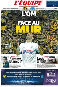 L'Equipe du  Mardi 1er Octobre 2013
