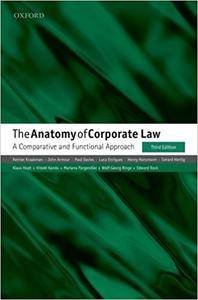 The Anatomy of Corporate Law: A Comparative and Functional Approach, 3rd Edition