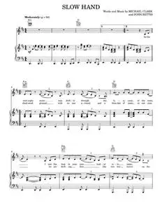 Slow hand - Pointer Sisters (Piano-Vocal-Guitar)