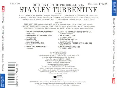 Stanley Turrentine - Return Of The Prodigal Son (1967) [Remastered 2008]