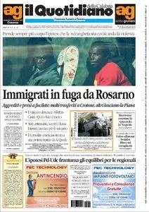 IL QUOTIDIANO DELLA CALABRIA 10 GENNAIO 2010