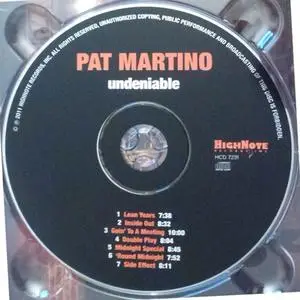 Pat Martino Quartet - Undeniable: Live At Blues Alley (2011) {HighNote}