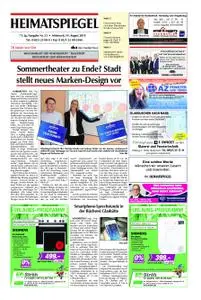 Heimatspiegel - 14. August 2019