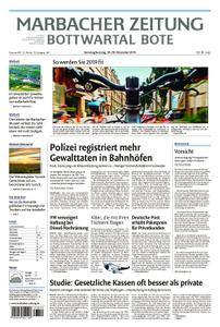 Marbacher Zeitung - 29. Dezember 2018