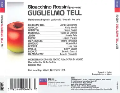 Riccardo Muti, Orchestra del Teatro alla Scala di Milano - Gioacchino Rossini: Guglielmo Tell (2010)