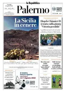 la Repubblica Palermo - 19 Agosto 2022