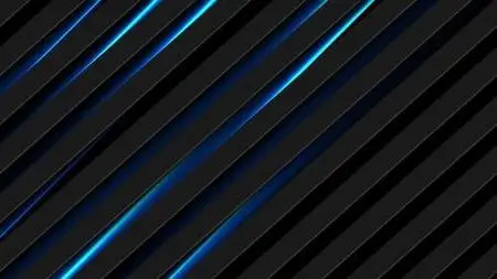 Abstract Black Stripes With Neon Light 1622567