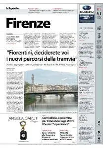 la Repubblica Firenze - 7 Gennaio 2018