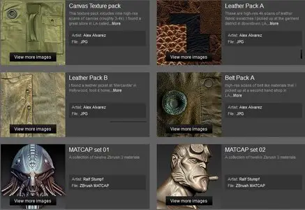 Gnomon Workshop "Assets Series": 3D Models & Textures Pack Collection vol.1