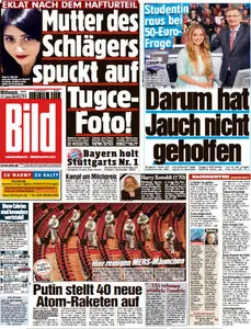 Bild Zeitung vom 17 Juni 2015