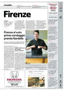 la Repubblica Firenze - 26 Ottobre 2018