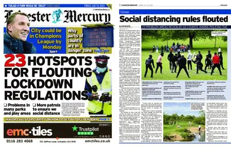 Leicester Mercury – July 10, 2020