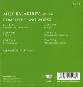 Alexander Paley - Balakirev: Complete Piano Works (2011) (Repost)