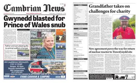 Cambrian News Arfon & Dwyfor – 13 October 2022