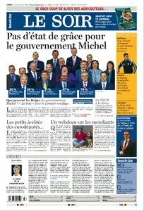 Le Soir du 13 Octobre 2014