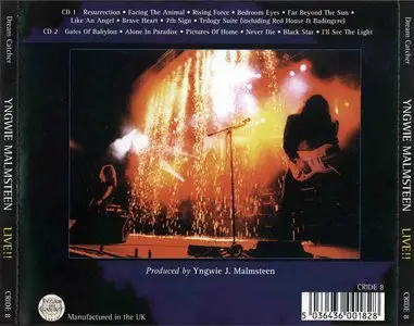 Yngwie Malmsteen - Live!! [1998, Dream Catcher, CRIDE 8]