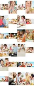 Veer Fancy Eating Together TSG UHQ Stock Photo