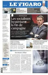 Le Figaro du Samedi 12 et Dimanche 13 Décembre 2015