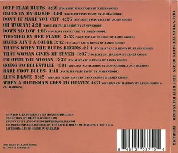 Ruff Kutt Blues Band - That's When The Blues Begins (2013)