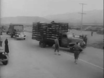 United News Newsreels 09 Build model town for interned Japanese
