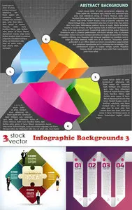 Vectors - Infographic Backgrounds 3