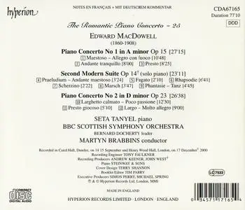 Seta Tanyel, Martyn Brabbins - The Romantic Piano Concerto Vol. 25: Edward MacDowell: Piano Concertos Nos. 1 & 2 (2001)