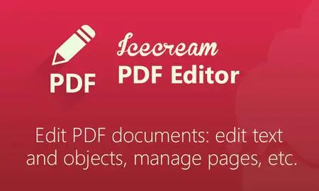 Icecream PDF Editor Pro 2.50 Multilingual + Portable