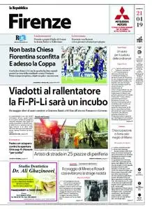 la Repubblica Firenze – 21 aprile 2019