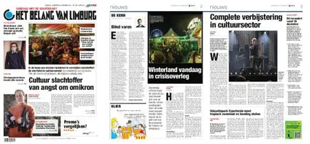 Het Belang van Limburg – 23. december 2021