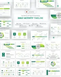 Daily Activity Timeline PowerPoint Template
