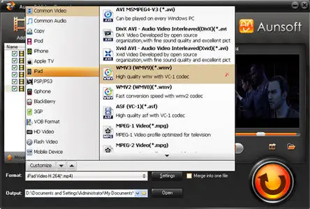 Aunsoft Video Converter 2.3.1.5363