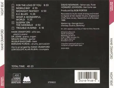 Hank Crawford - Night Beat (1989) {Milestone MCD-9168-2}