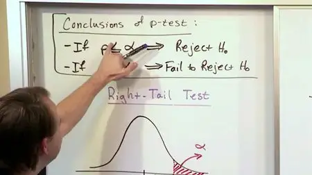 Math Tutor DVD - Mastering Statistics: Volume 5 - Hypothesis Testing, Part 2