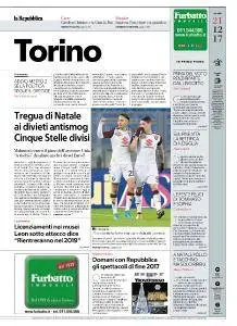la Repubblica Torino - 21 Dicembre 2017