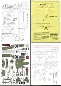 ModelCard 067 Piper L-4H Grasshopper