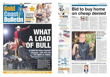 The Gold Coast Bulletin – October 18, 2011