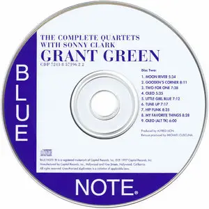 Grant Green - The Complete Quartets With Sonny Clark (1961-1962) {2CD Blue Note SBM Remaster rel 1997}