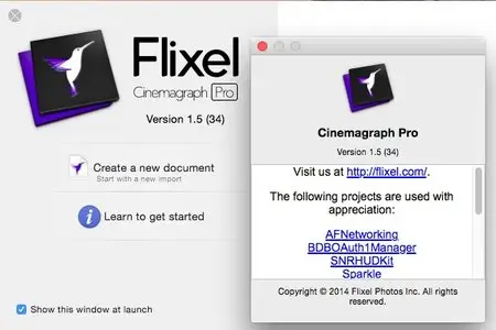 Cinemagraph Pro 1.5 Mac OS X