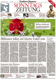 Frankfurter Allgemeine Zeitung am Sonntag, 28. August 2016