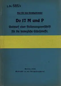Do 17M P Bedienungsvorschrift Schusswaffe